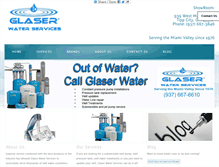 Tablet Screenshot of glaserwaterservices.com
